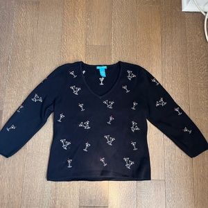 Alexandra Bartlett Martini Sweater